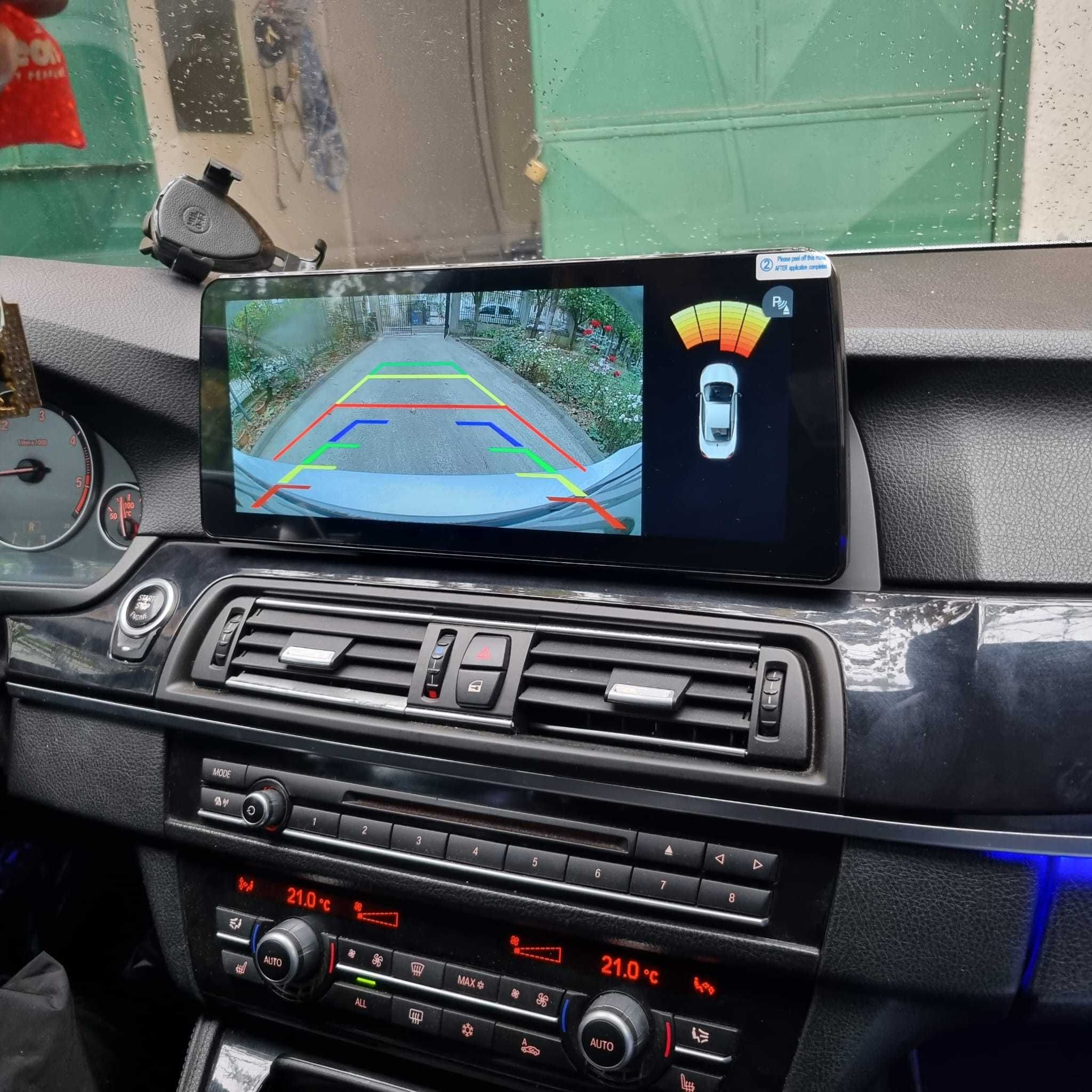 Navigatie android 12" BMW F10 F11 Carplay Waze YouTube