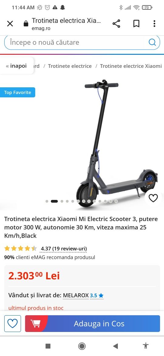 Trotineta Xiaomi 3