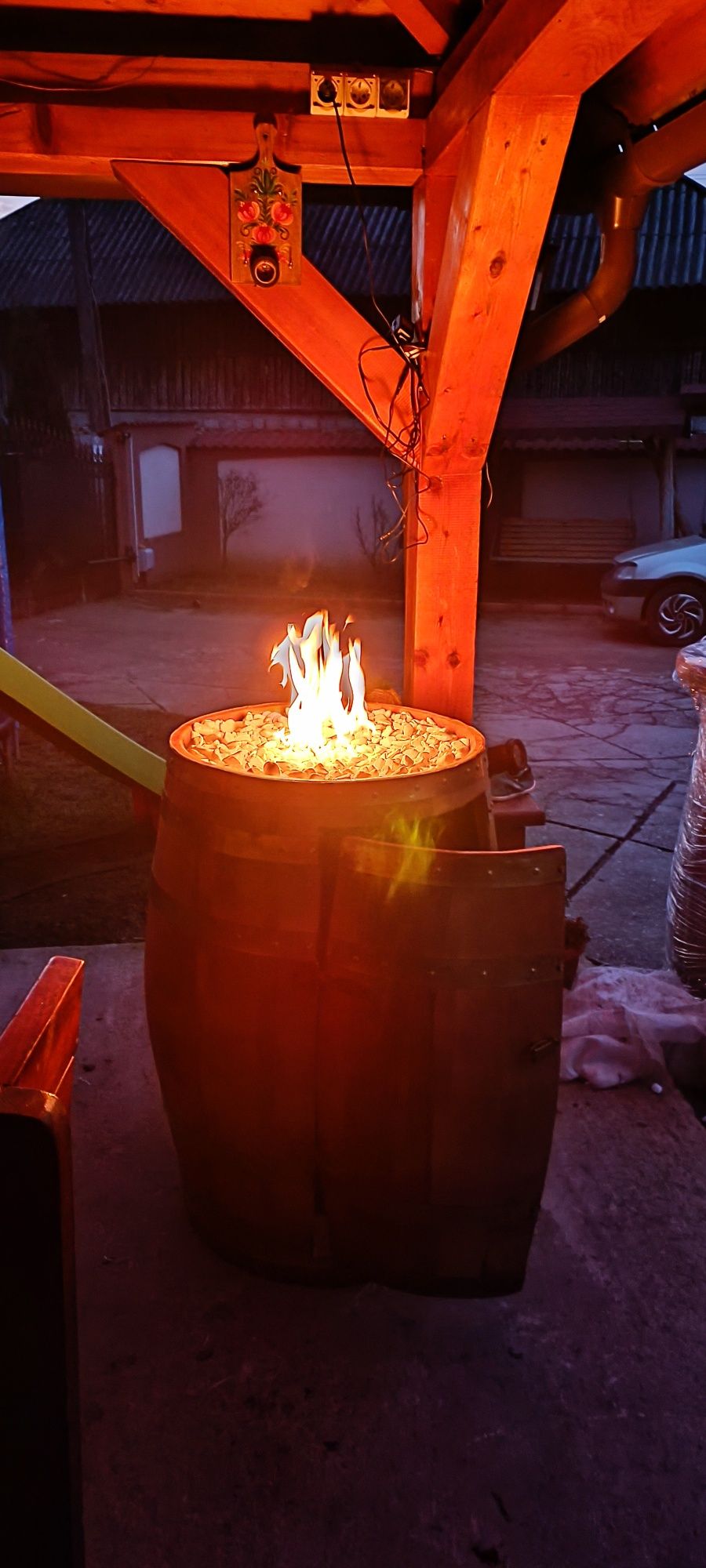 Butoi lemn stejar incalzire