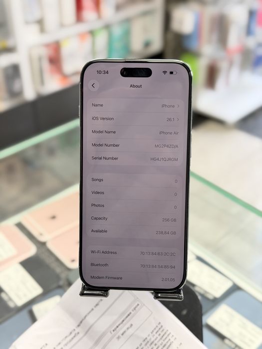 Apple iPhone Air 256GB Blue