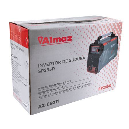 Aparat de Sudura Almaz SP285D, 285A, Invertor Profesional, AZ-ES011