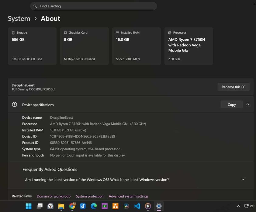 Laptop gaming ASUS TUF + cadou căşti Audio Tehnica