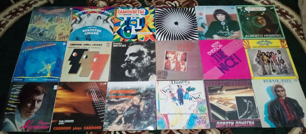 Мировые виниловые пластинки