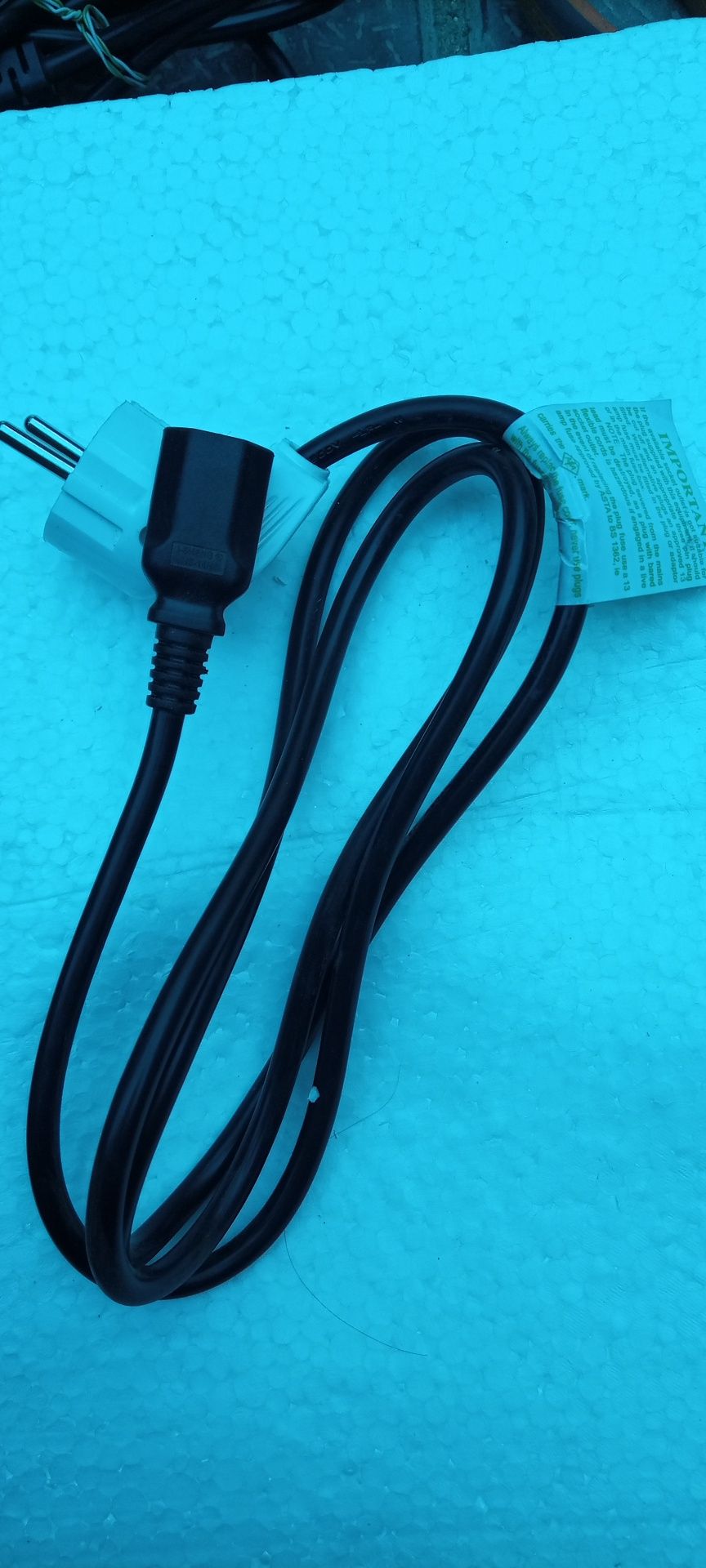 Сетевой шнур, надежный кабель для блока питания