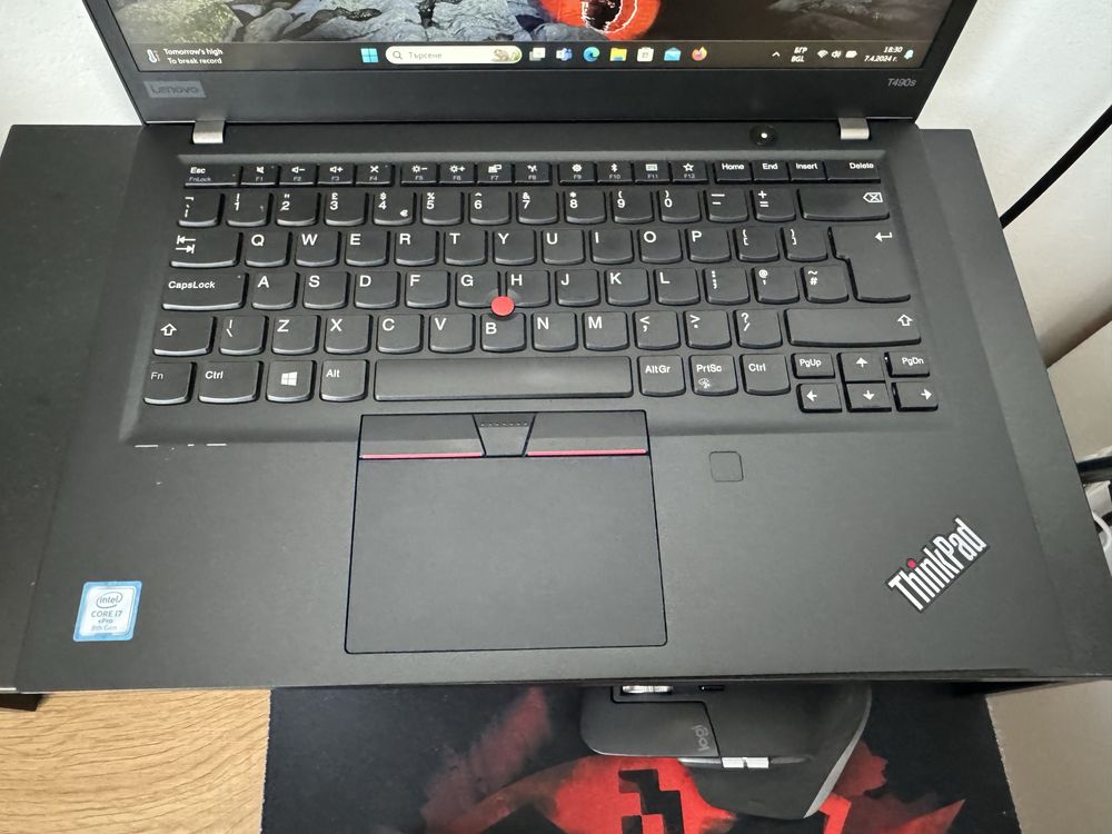 Lenovo Thinkpad T490s i7-8665U, 16GB, 1080p touch