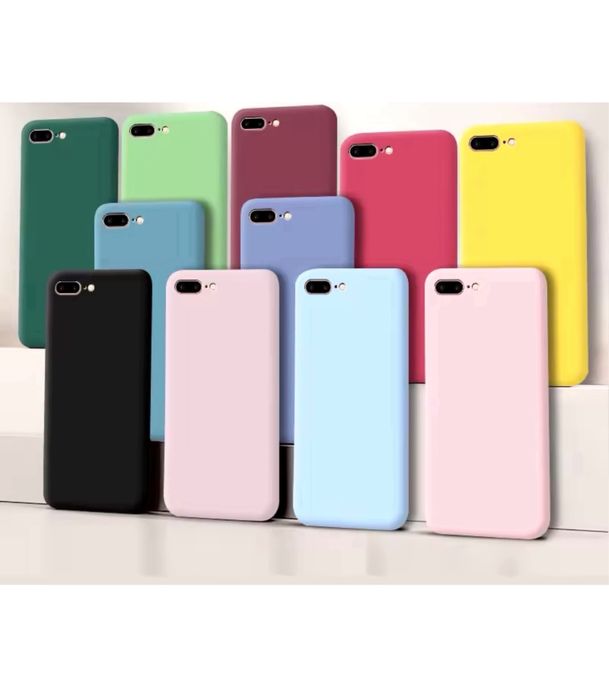 Husa Simple Case Silicon Interior Catifea - Iphone 7/8 Plus SE 16E