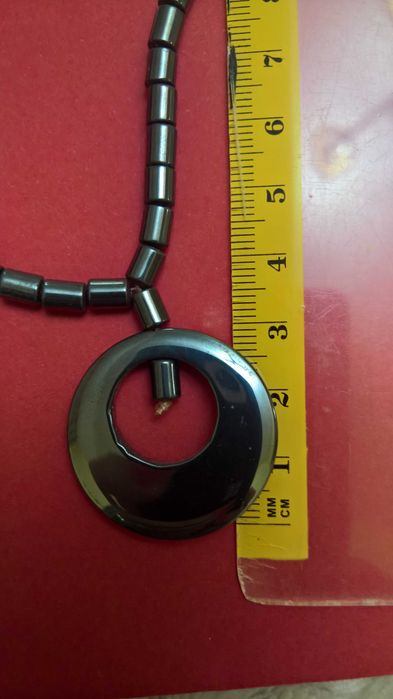 Colier piatra naturala hematit