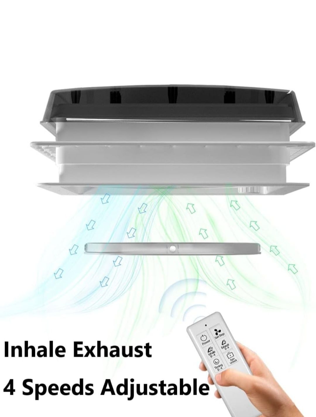 Ventilator Rulote Air Max 2012 – 12V pentru Rulote, Reversibil, Silenț