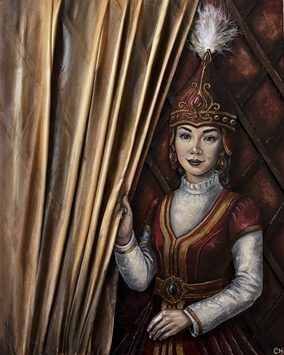 Продам картину в смешанной технике