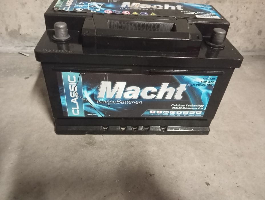 Baterie auto Macht 75 amperi stare perfectă