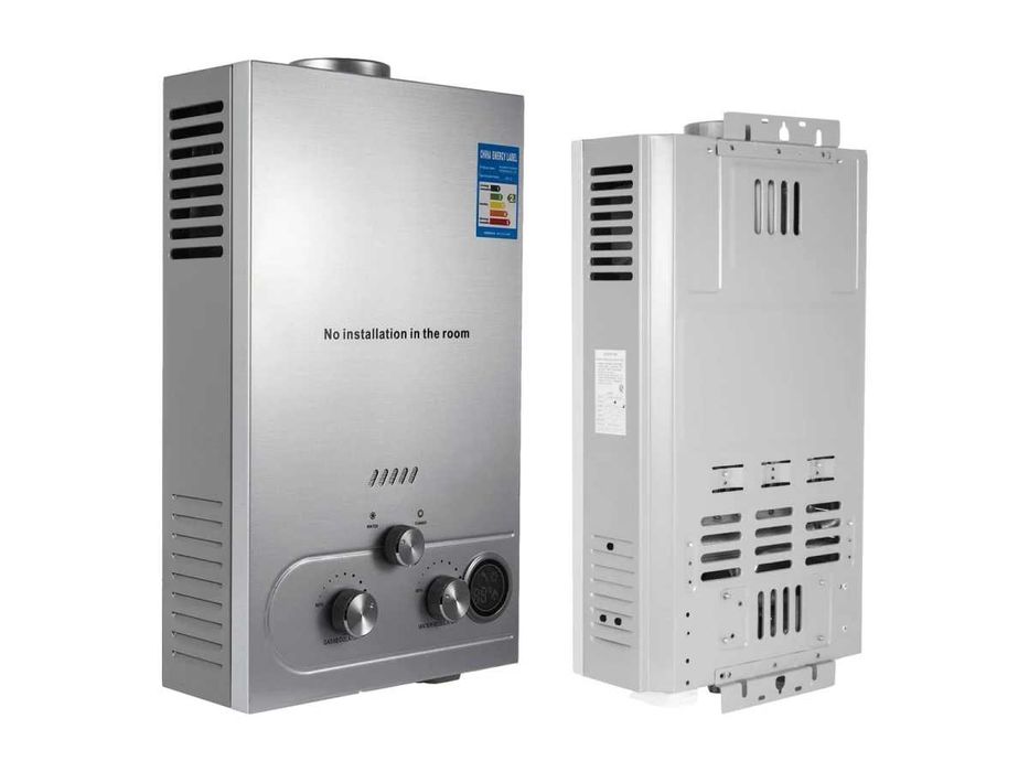 Încălzitor boiler portabil de apă pe gaz 6L de camping și aer liber