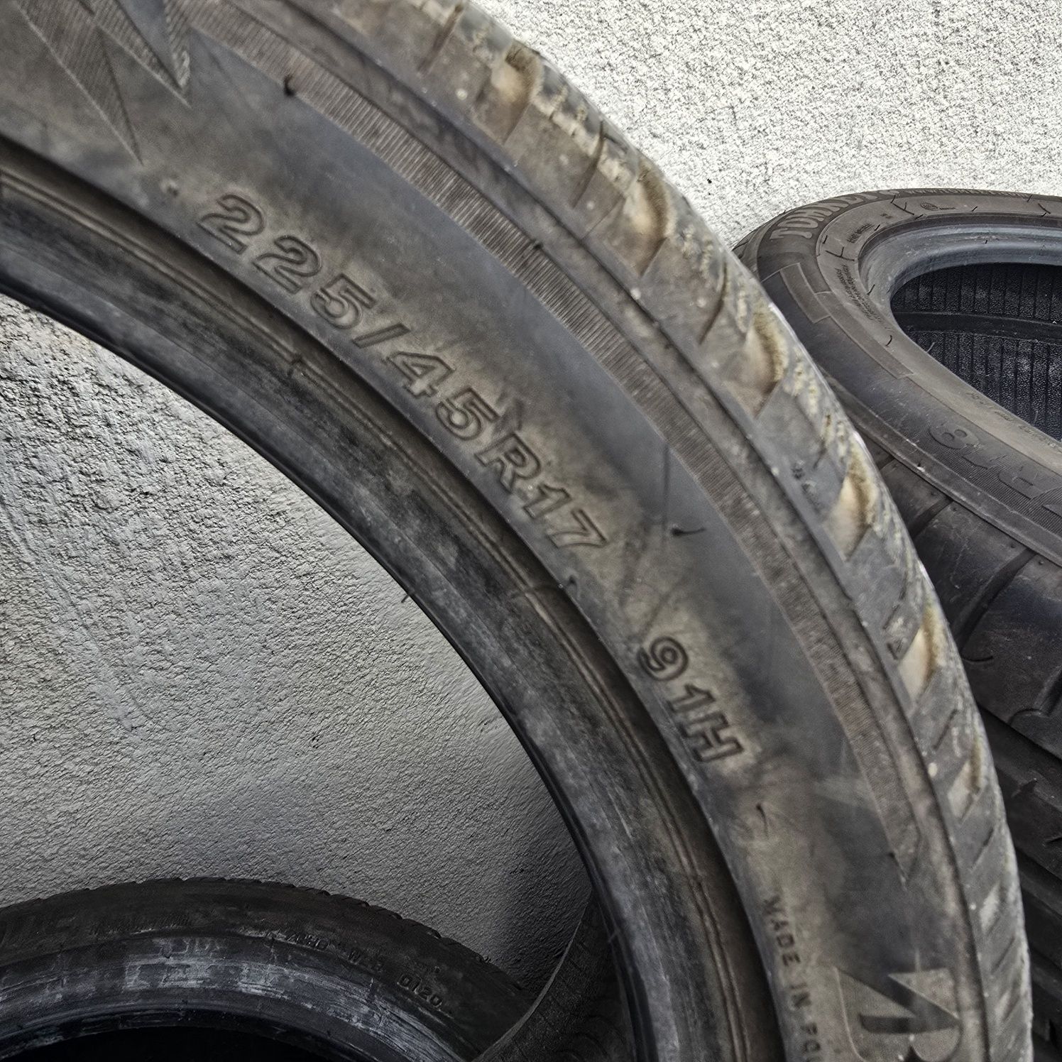 2x 225/45/17 M+S BRIDGESTONE 2021 Stare impecabila