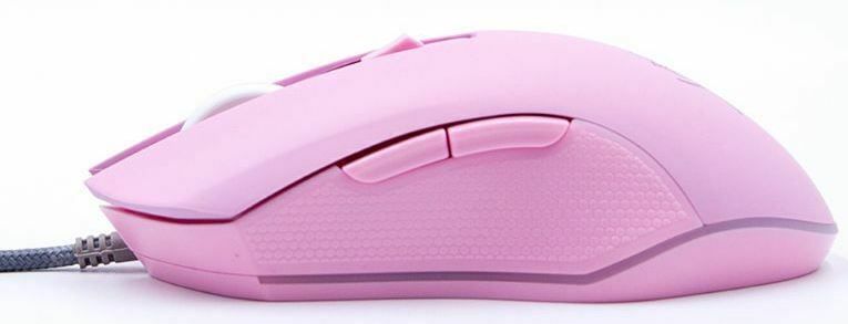 Mouse roz SILENTIOS Gaming 3200 DPI Nu face zgomot Nou ambalat 4 vitez