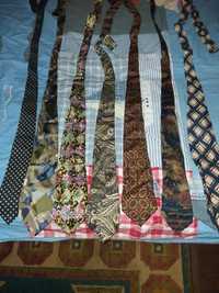 tot setul 7buc Cravate de firma de la Paris versace Pierre Cardin