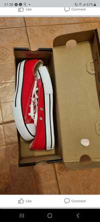 Converse  clasic, rosu, marime 35