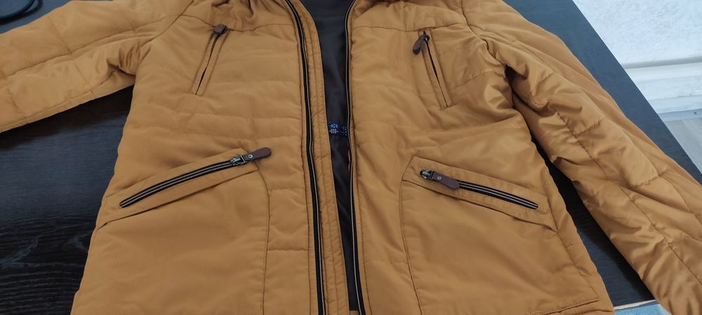 Продам куртку мужскую осеннюю, размер XXL, одевал несколько раз, б/у,