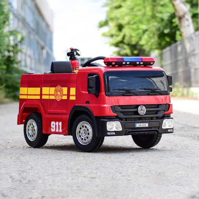 Masinuta electrica Pompieri Fire Truck Hollicy