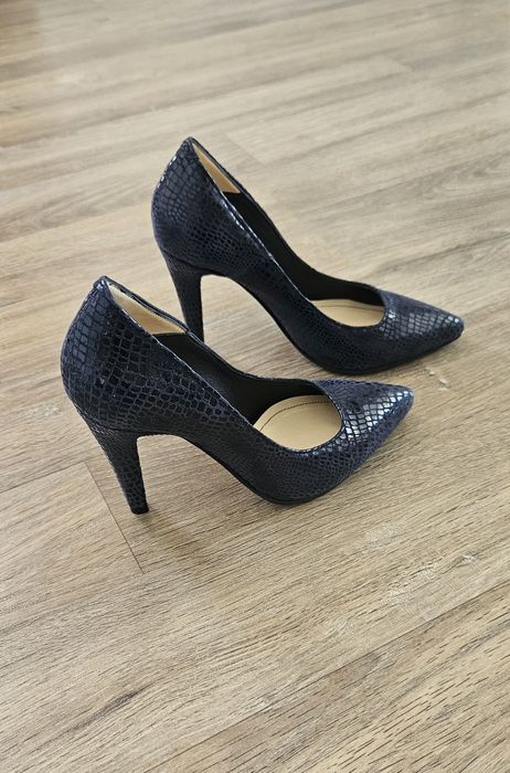Pantofi stiletto bleumarin Gemelli, mărimea 34