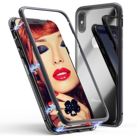 Husa FULL iPhone XS Max - prindere magnetica