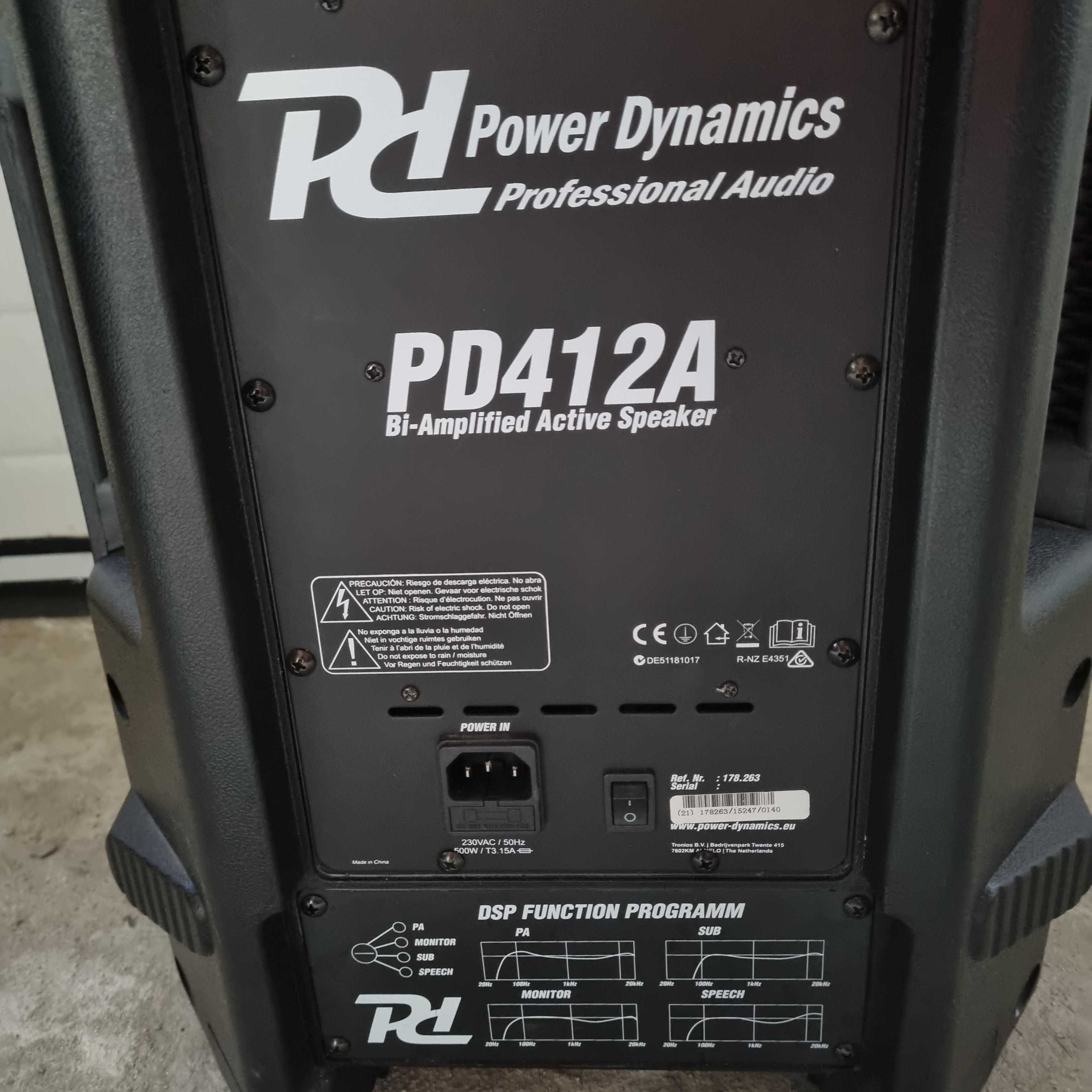 Boxa profesionala Pawer dynamics 1400w cu bluetooth