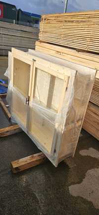 Ușă și geamuri din lemn