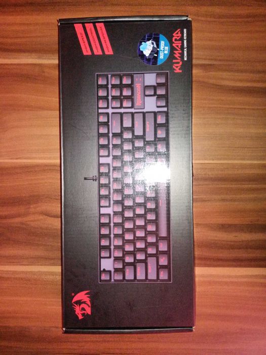 Tastatura gaming mecanica TKL Redragon Kumara K552 blue switch