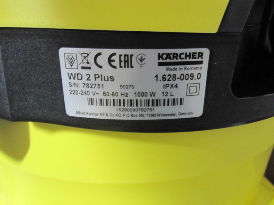 Aspirator Karcher WD 2 PLUS V-12/4/18, Umed/Uscat