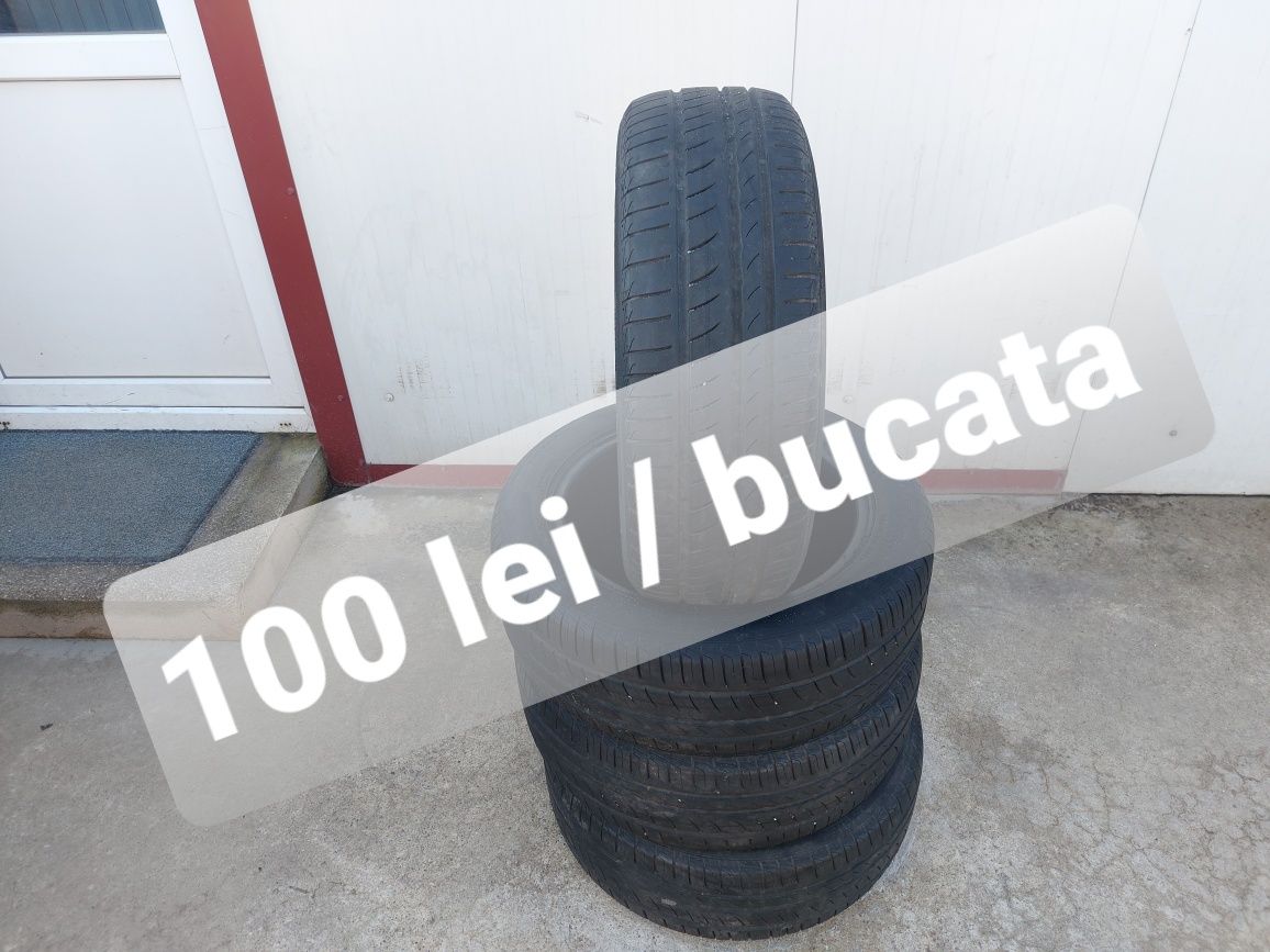 100 lei bucata! Set anvelope de vara 195 55 16 Pirelli