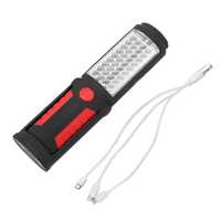 Lampa LED 4500 K tip lanterna pentru service auto acumlator & magnet