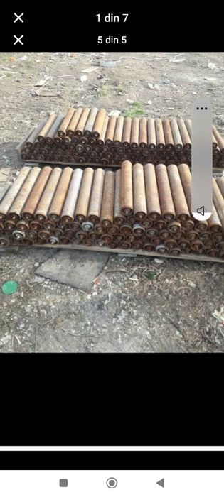 Banda  rulanta pe role transportoare pentru diverse materiale piese