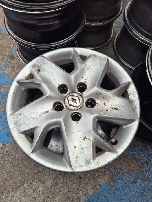 4 Jante Tabla Structurate 5x114.3 16'' OEM Renault Megane Fluence