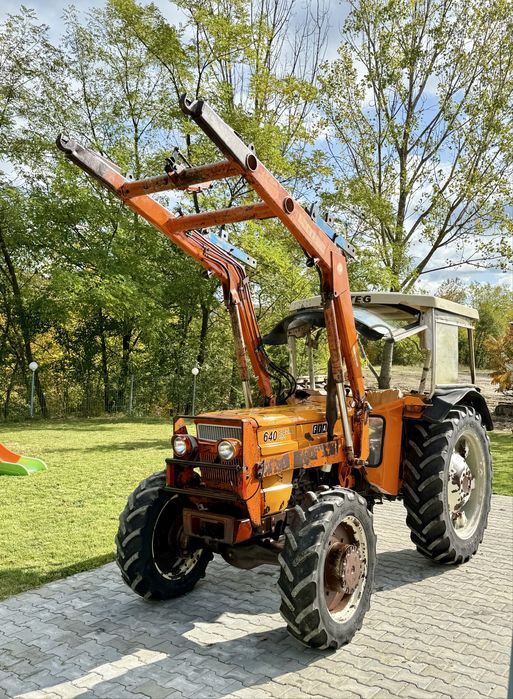 Tractor Fiat 640 DTC 4x4 cu încărcător frontal,import recent,impecabil