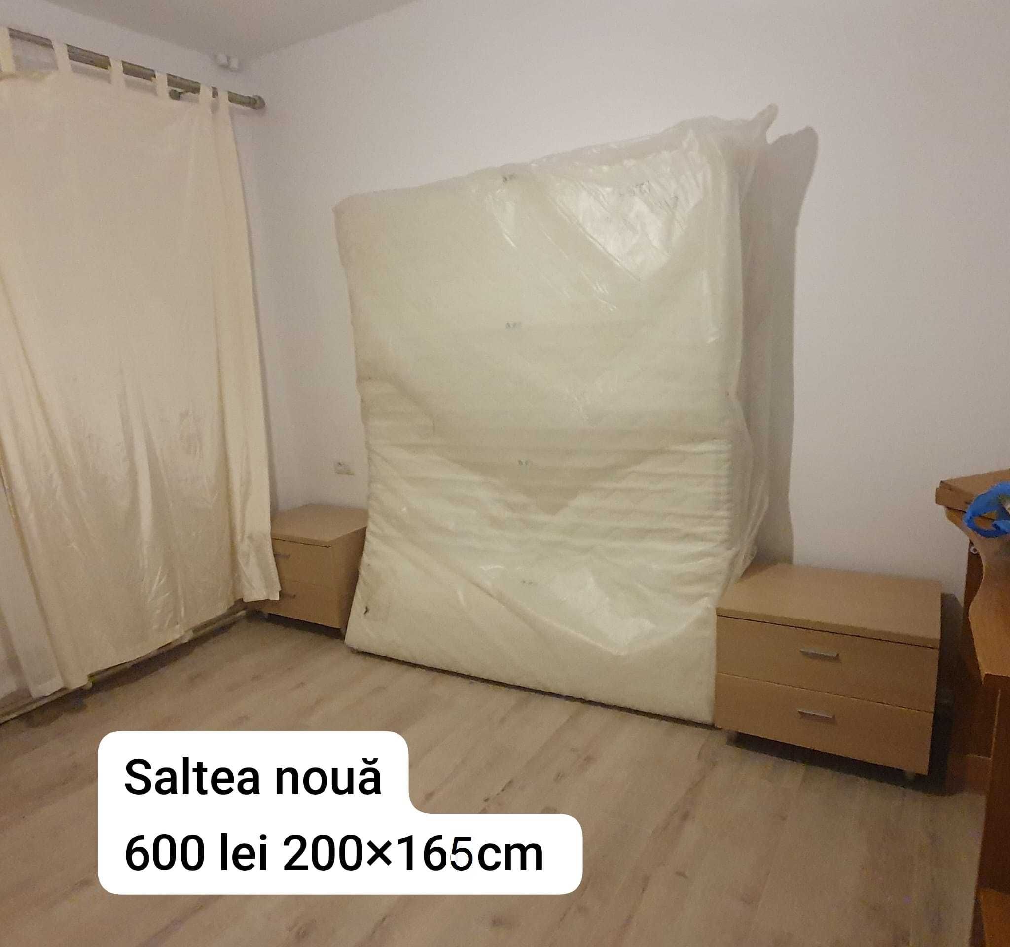 Saltea de pat noua 200x165cm pret negociabil