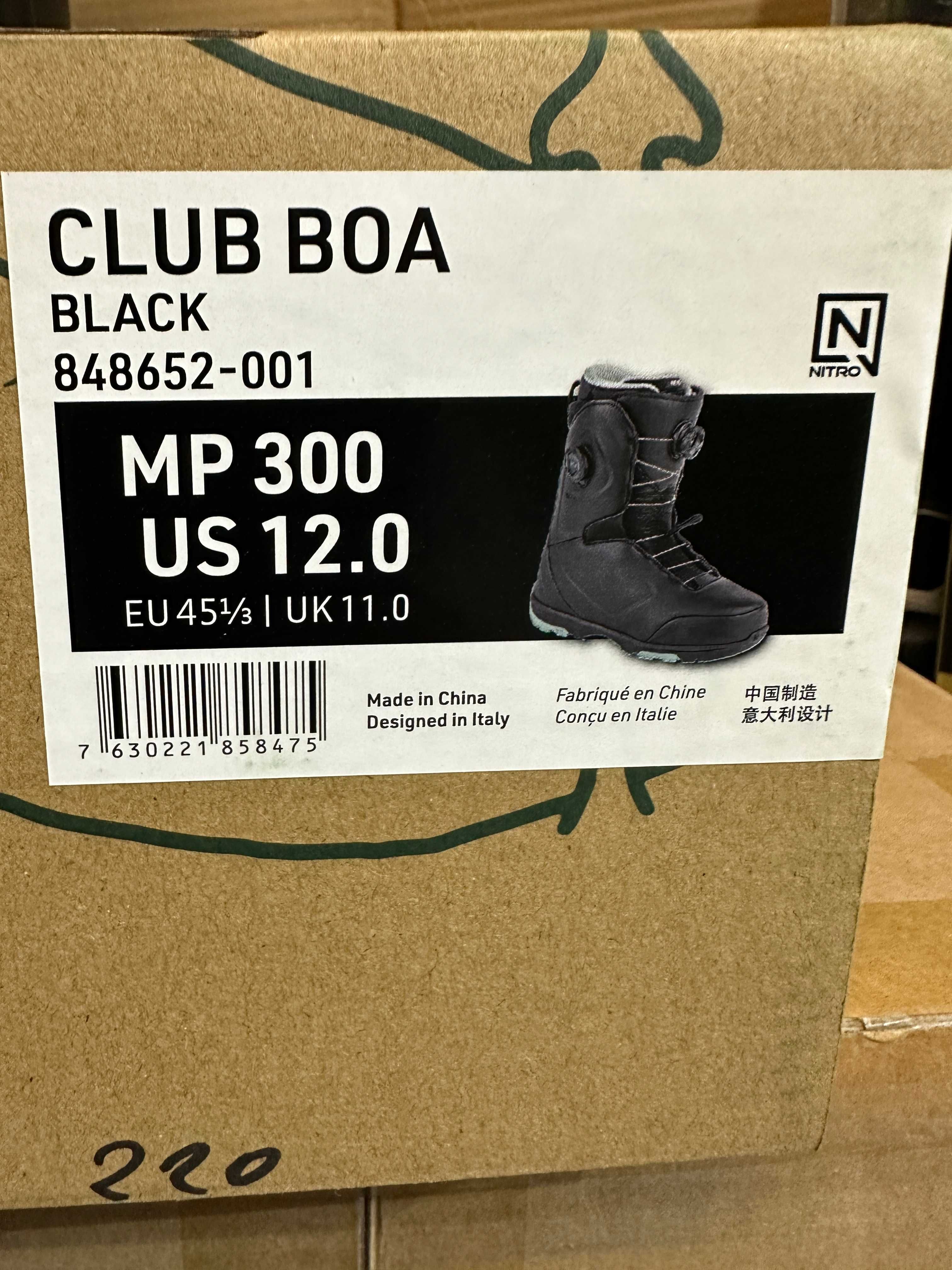 boots noi nitro club boa mondo 30 europa 45 1/3