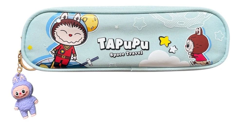 Несесер с ключодържател Labubu - Розов/Син