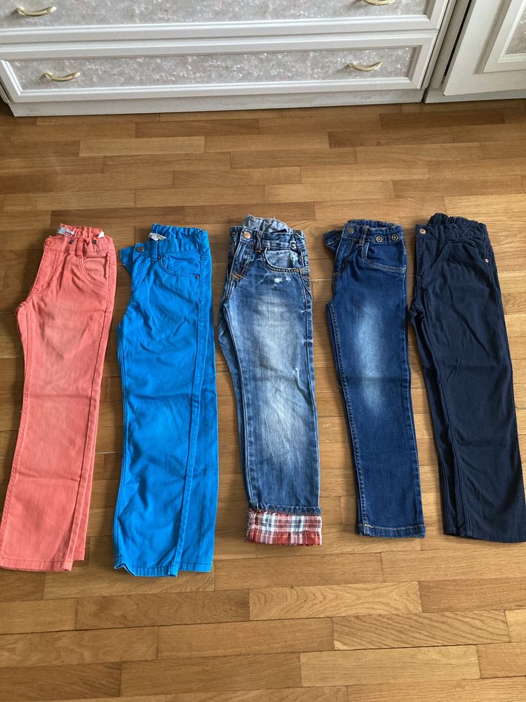Блузки и дънки за момче размер 110/116