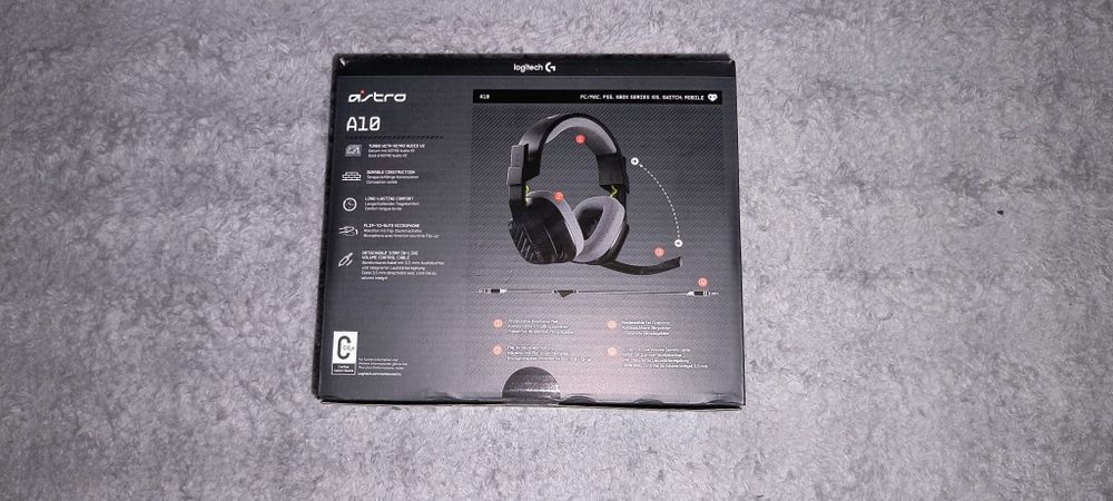 Геймърски слушалки Logitech astro A10