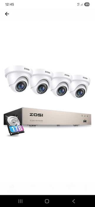 Sistem supraveghere nou ambalat  în  cutie   nefolosit