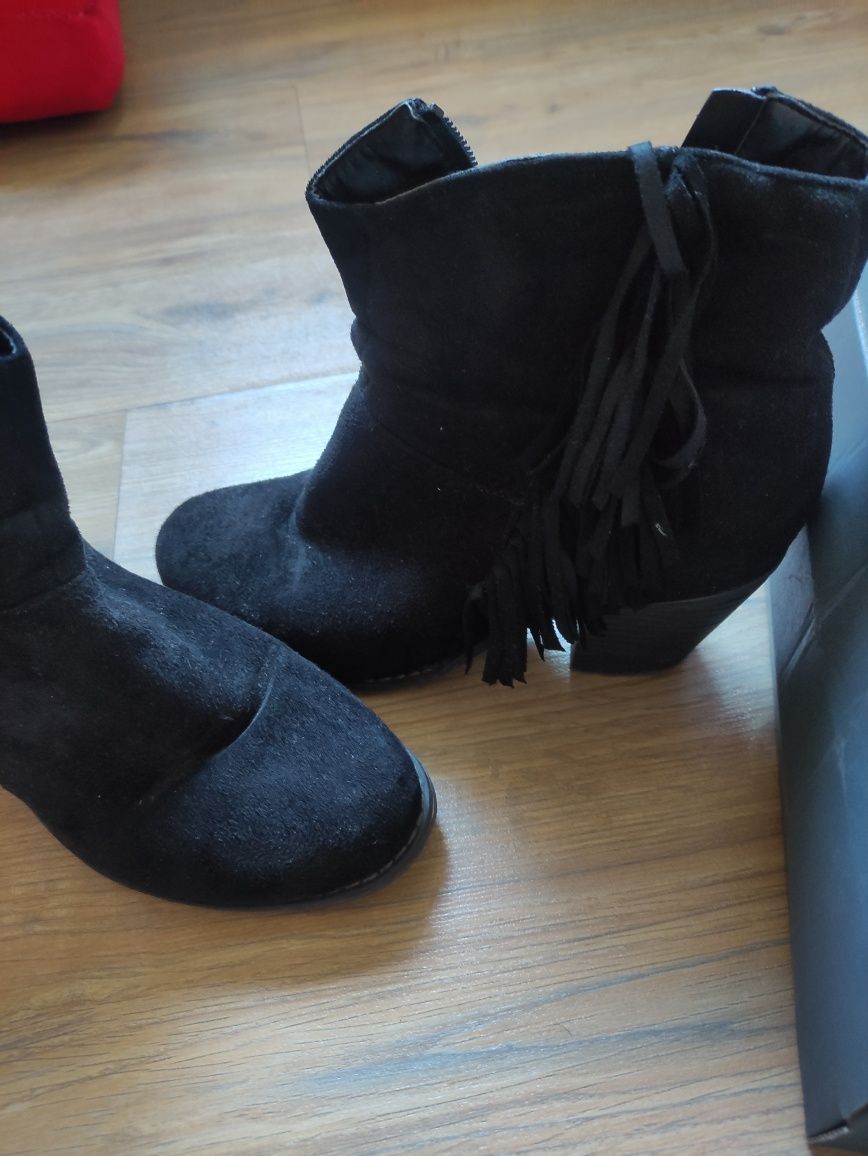 Botine/ghete negre 38