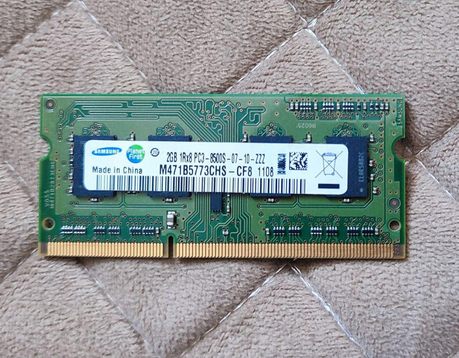 DDR3  2Gb для ноутбука