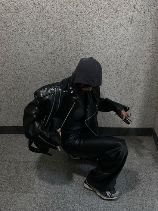 свитер худи Paper moon (черный)