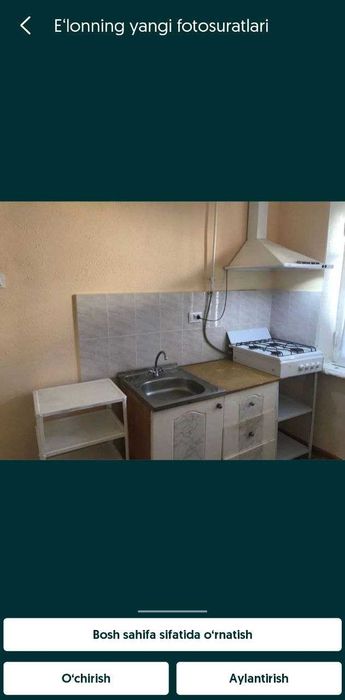 Urganch shahrida 2 xonali kvartira qizlarga ijaraga beriladi