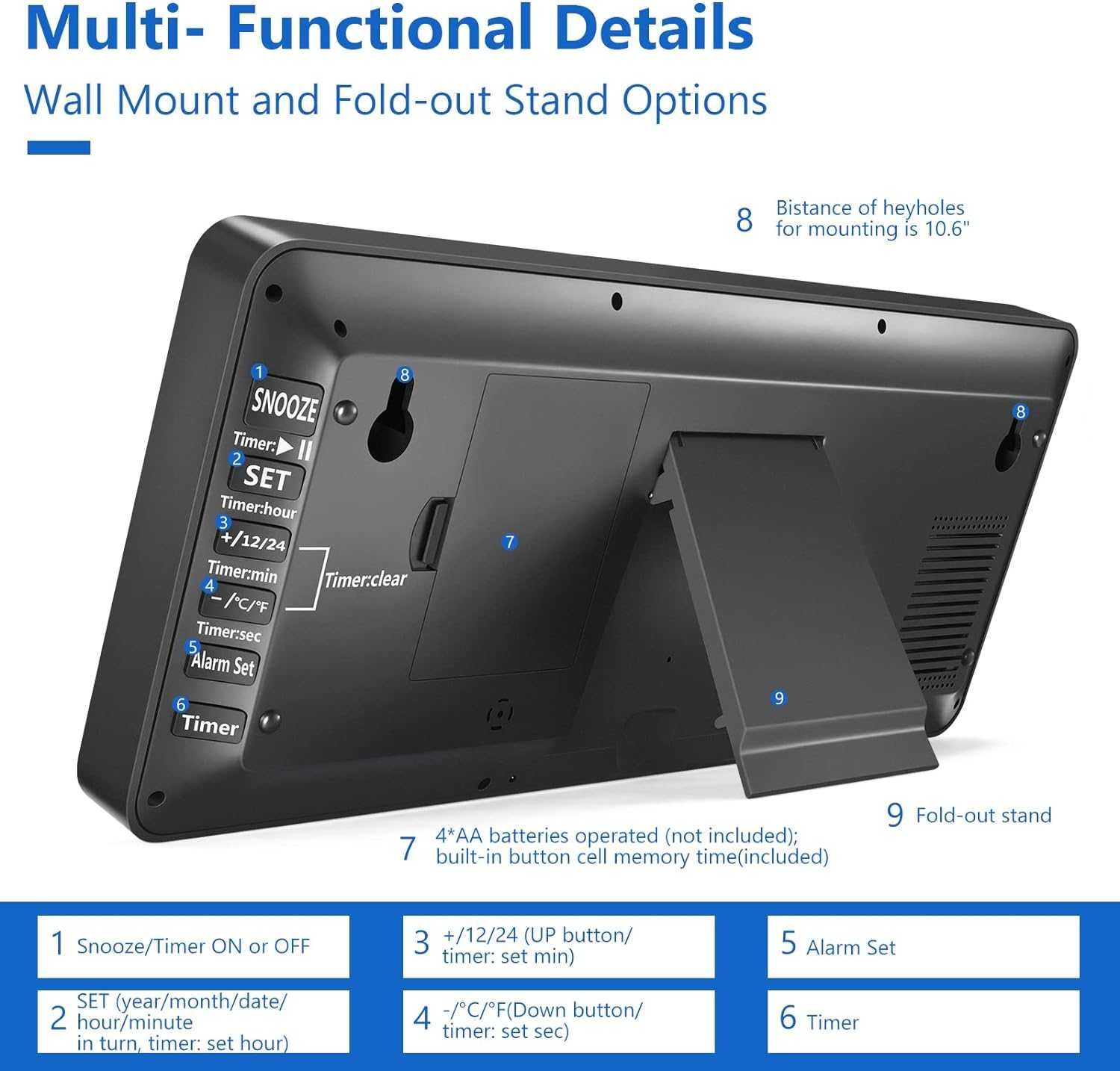 Ceas Digital Multifunctional