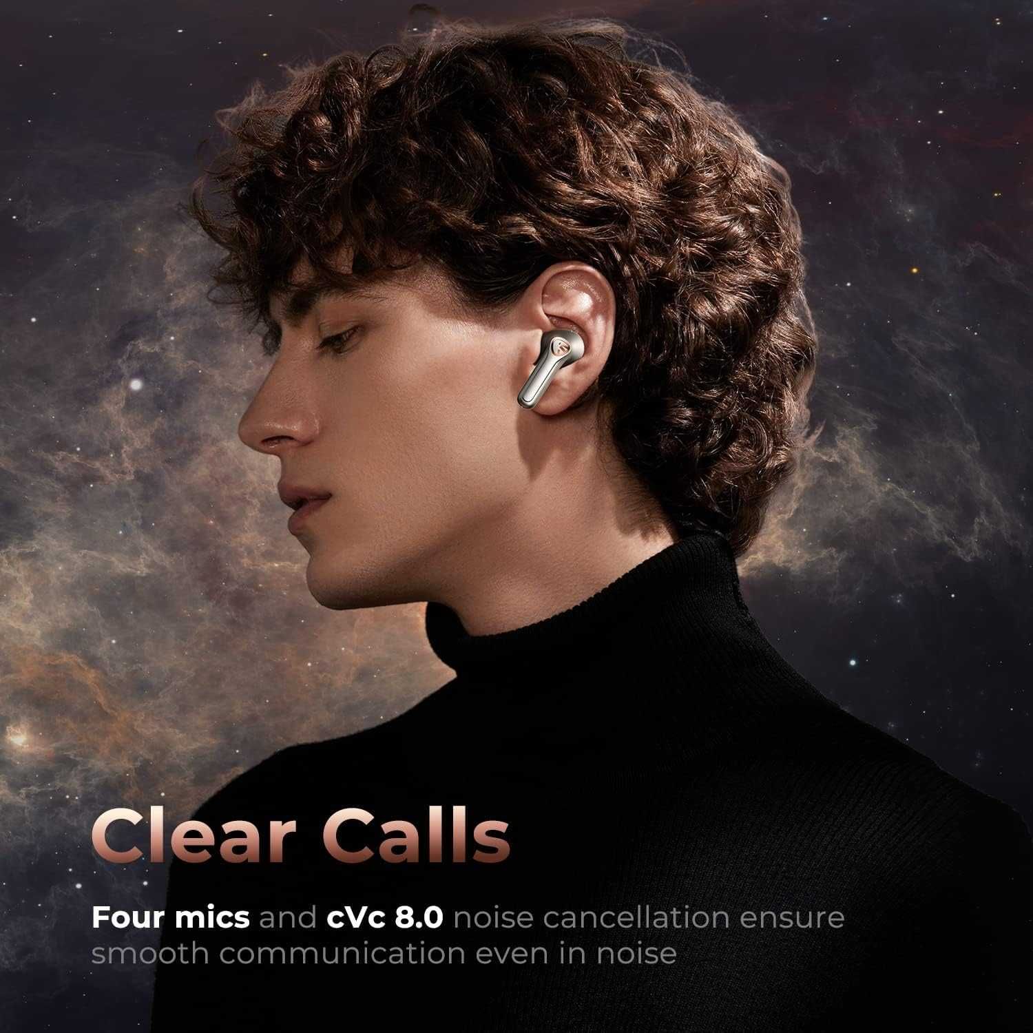SoundPEATS H2 Hybrid Wireless Earbuds-безжични слушалки-сив цвят