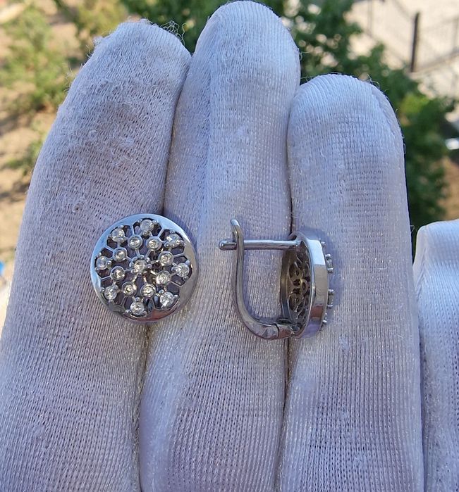 Серьги Серебро 925.