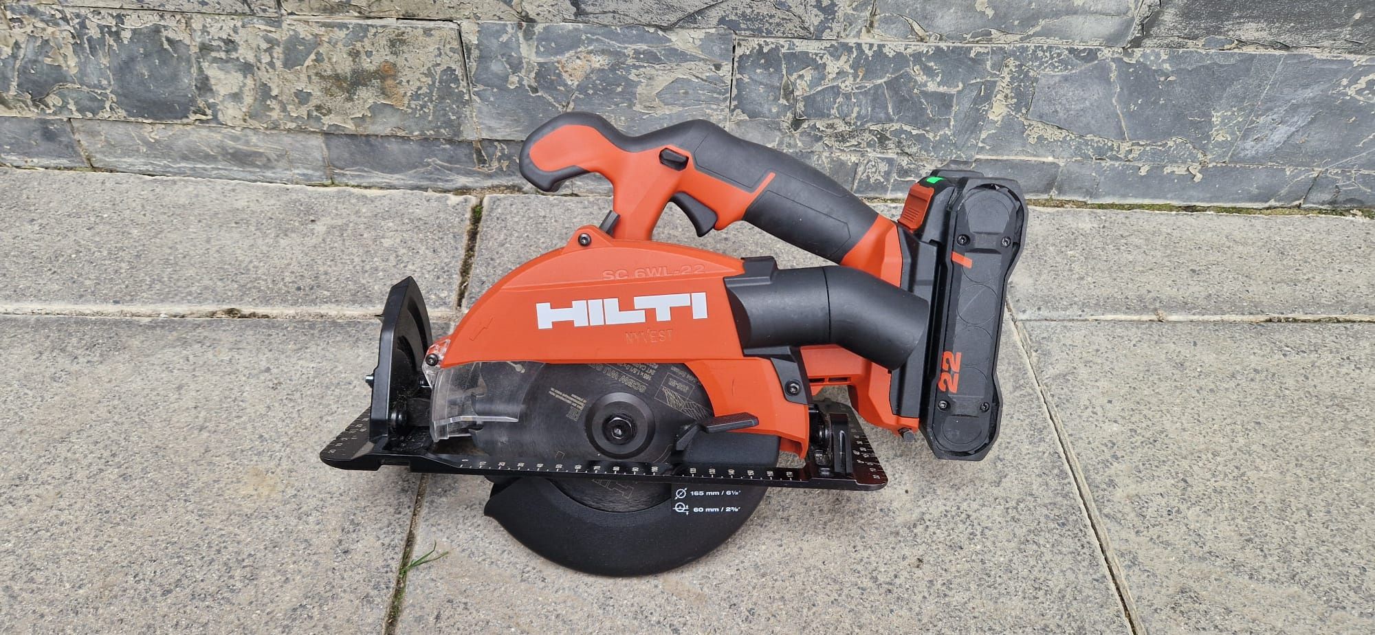 Hilti circular pe acumulator