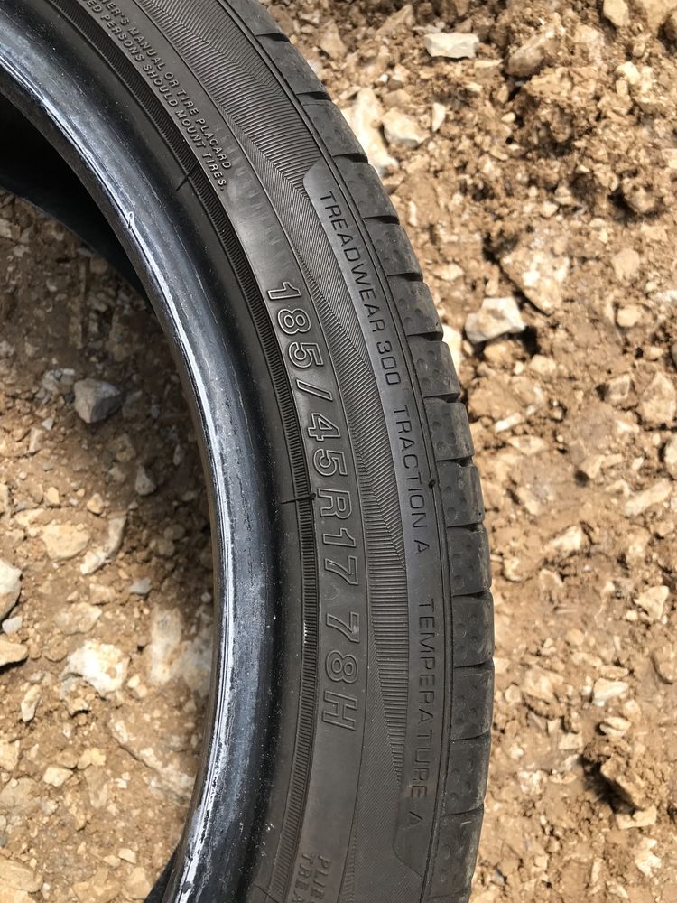 Летни гуми 2бр.185/45R17,Като НОВИ.