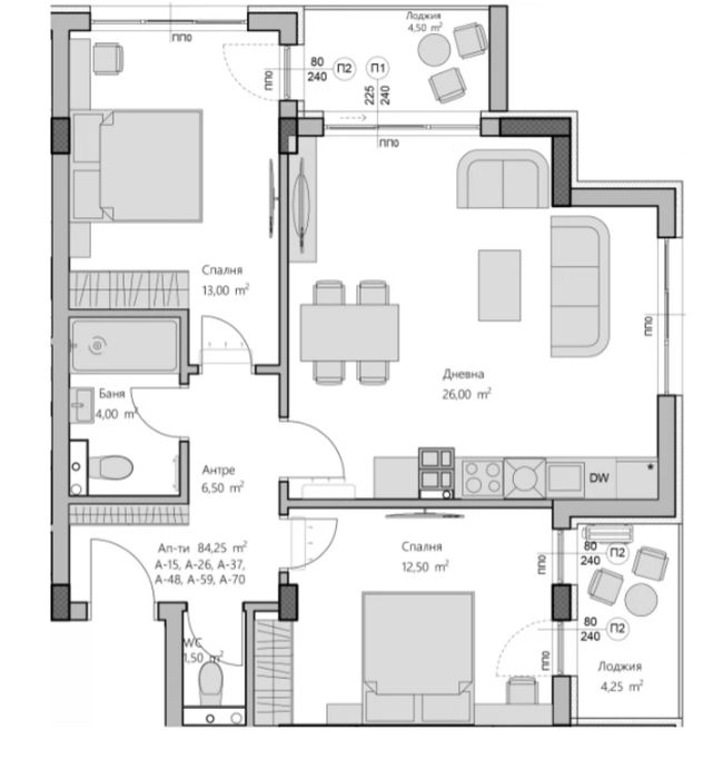 Продава се Тристаен апартамент в Пловдив, Христо Смирненски - 89 кв.м за 754 €/кв.м - Снимка #4