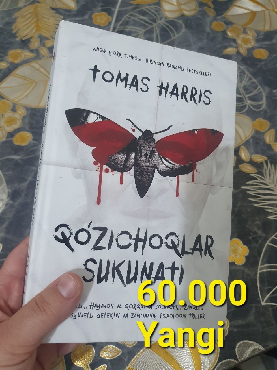Tomas Harris Qozichoqlar sukunati kitobi yangi