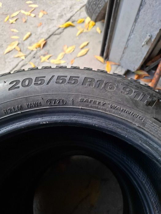 4 Зимни гуми Кумхо 205/55/16 ДОТ20 (безплатно поставяне)